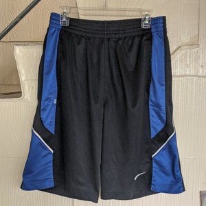 Nike Basketball Shorts, Black with Blue